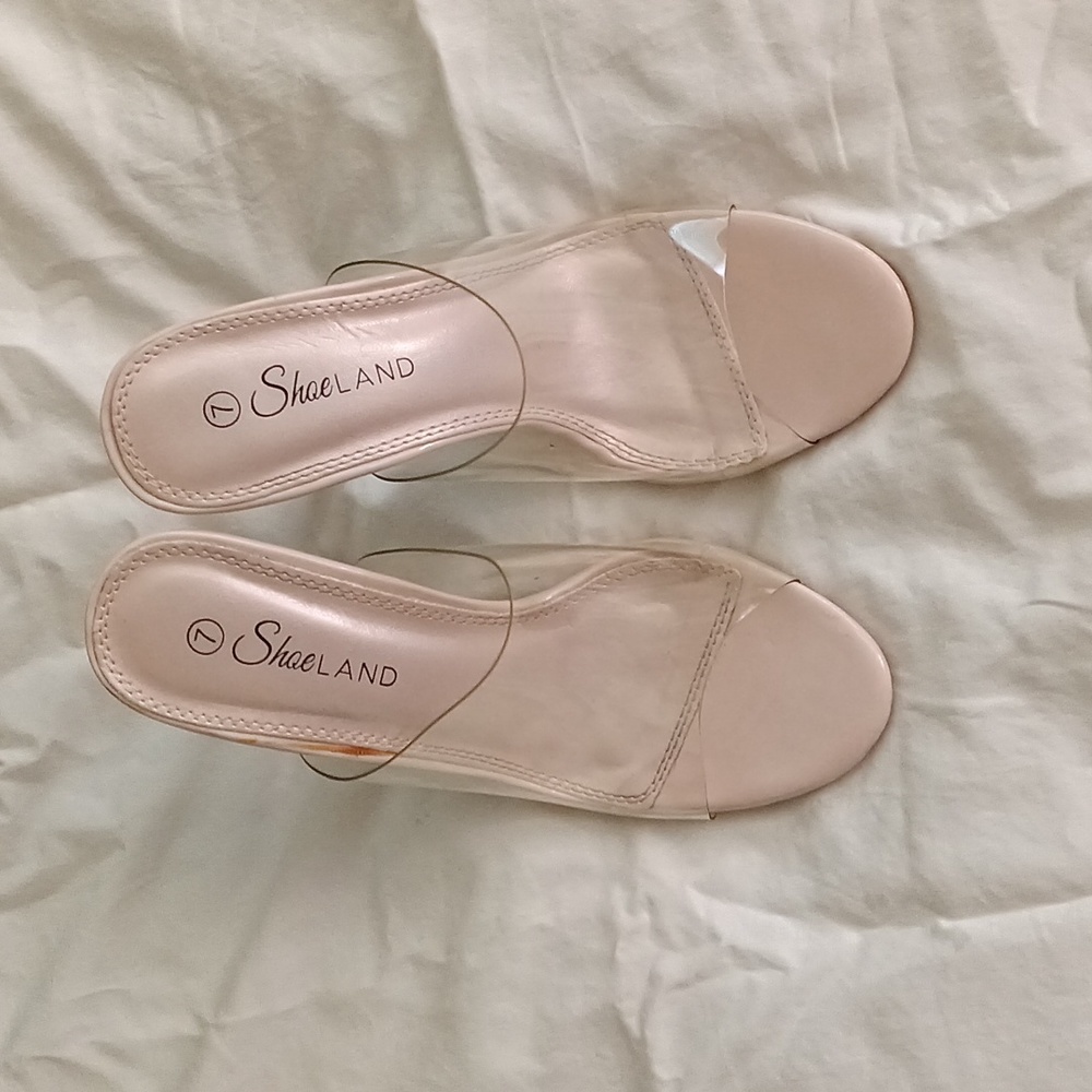 Shoeland Sexy Clear Heels